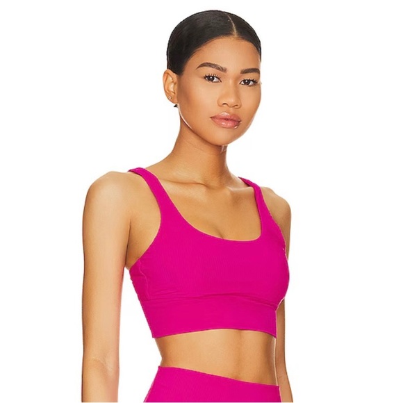 Beach Riot X REVOLVE Leah Sports Bra in Ultra Pink / Fuchsia in XS - Picture 8 of 8
